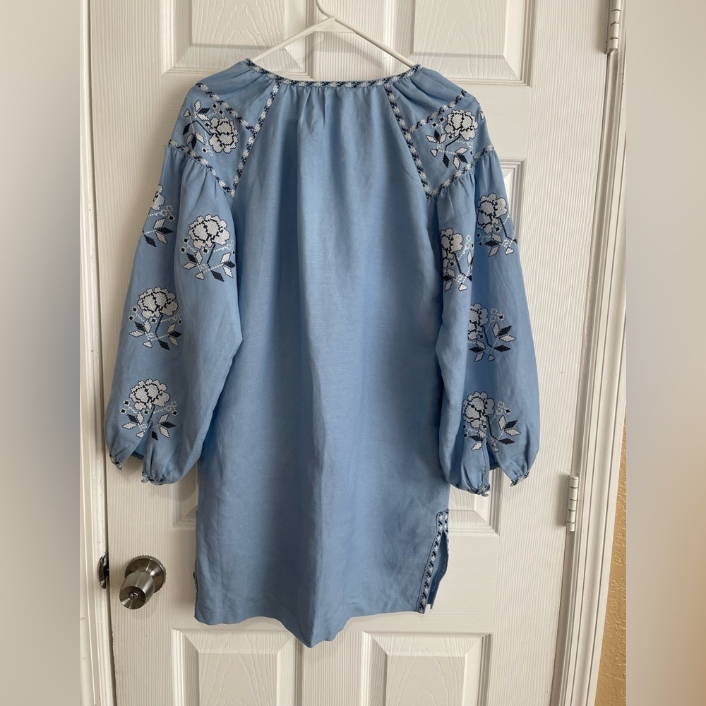 Style Mafia Sky Blue Floral Dress - Picture 2 of 16